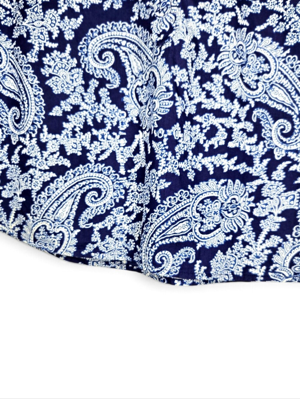 J. Crew Paisley Print button down shirt. Blue/white. Size Large - Picture 6 of 12